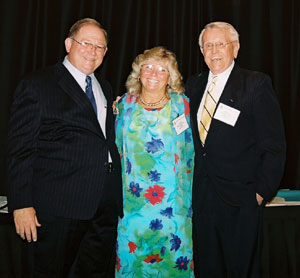 Jere Glover, Connie Jacobs and Rolland Tibbetts