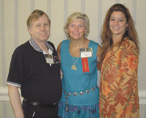 Frank Rucky, Connie Jacobs and Virginia Hoover